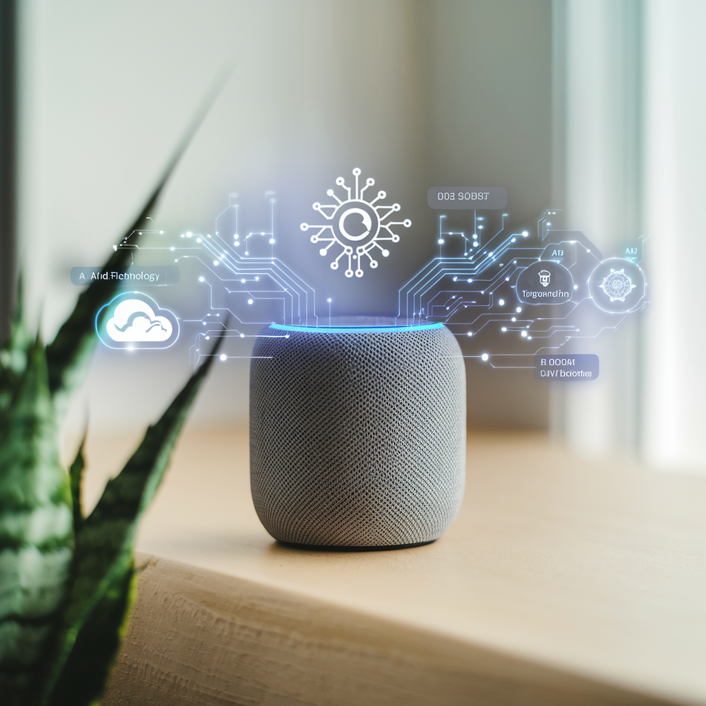 Assistant numérique avec intégration de technologies IA et cloud.