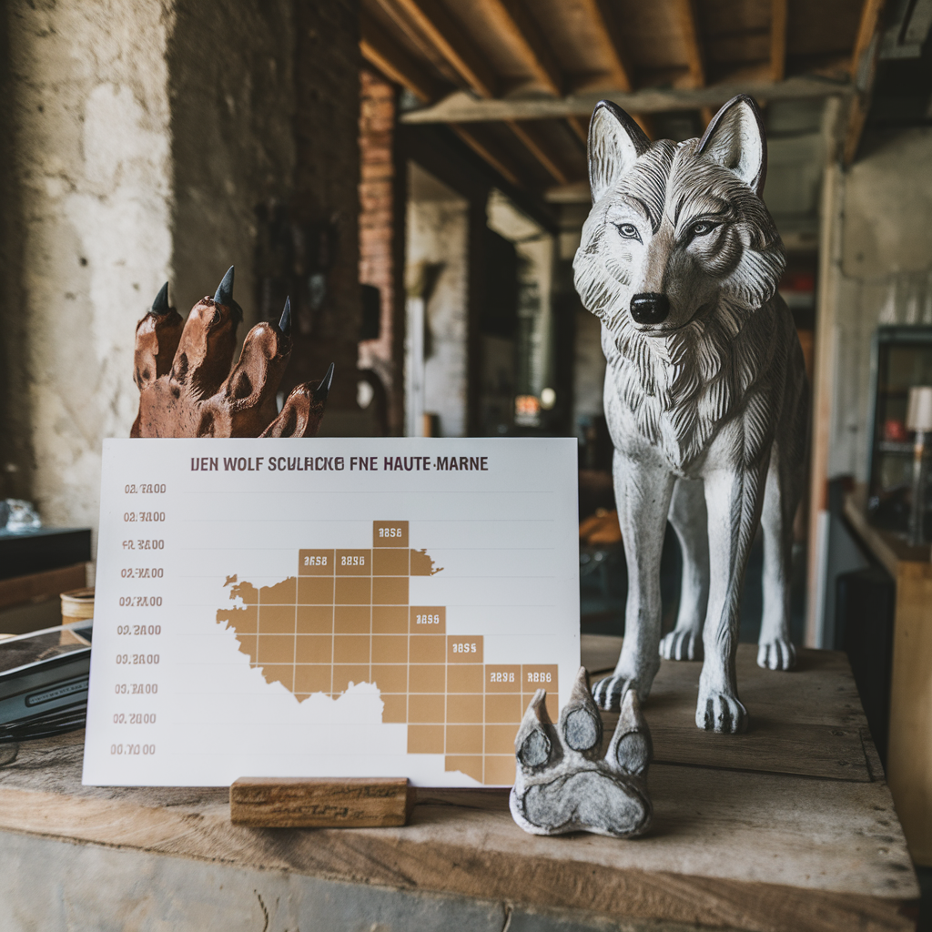 Graphique comparatif des attaques de loups en France