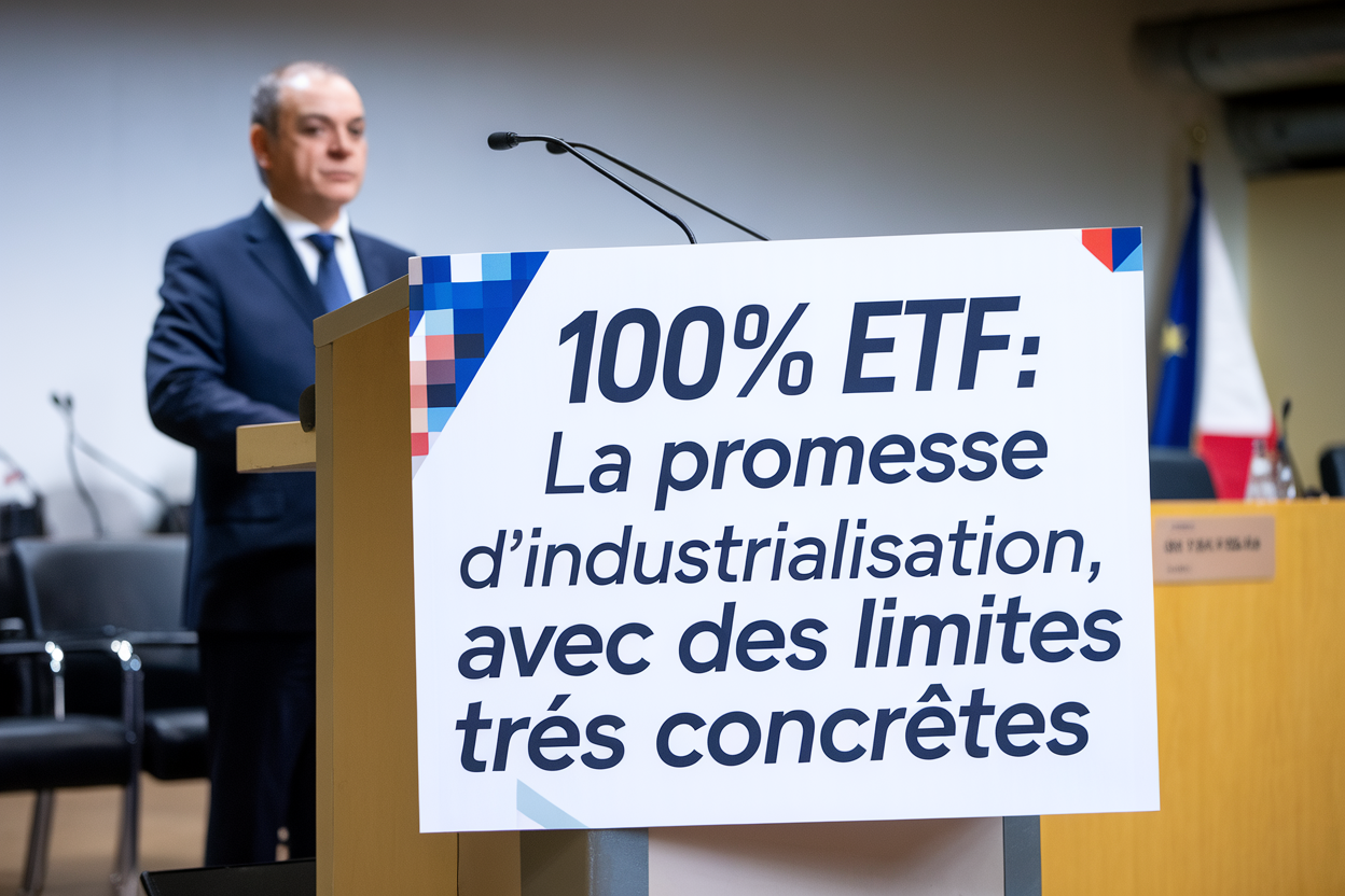 100% ETF: la promesse d'industrialisation, avec des limites très concrètes
