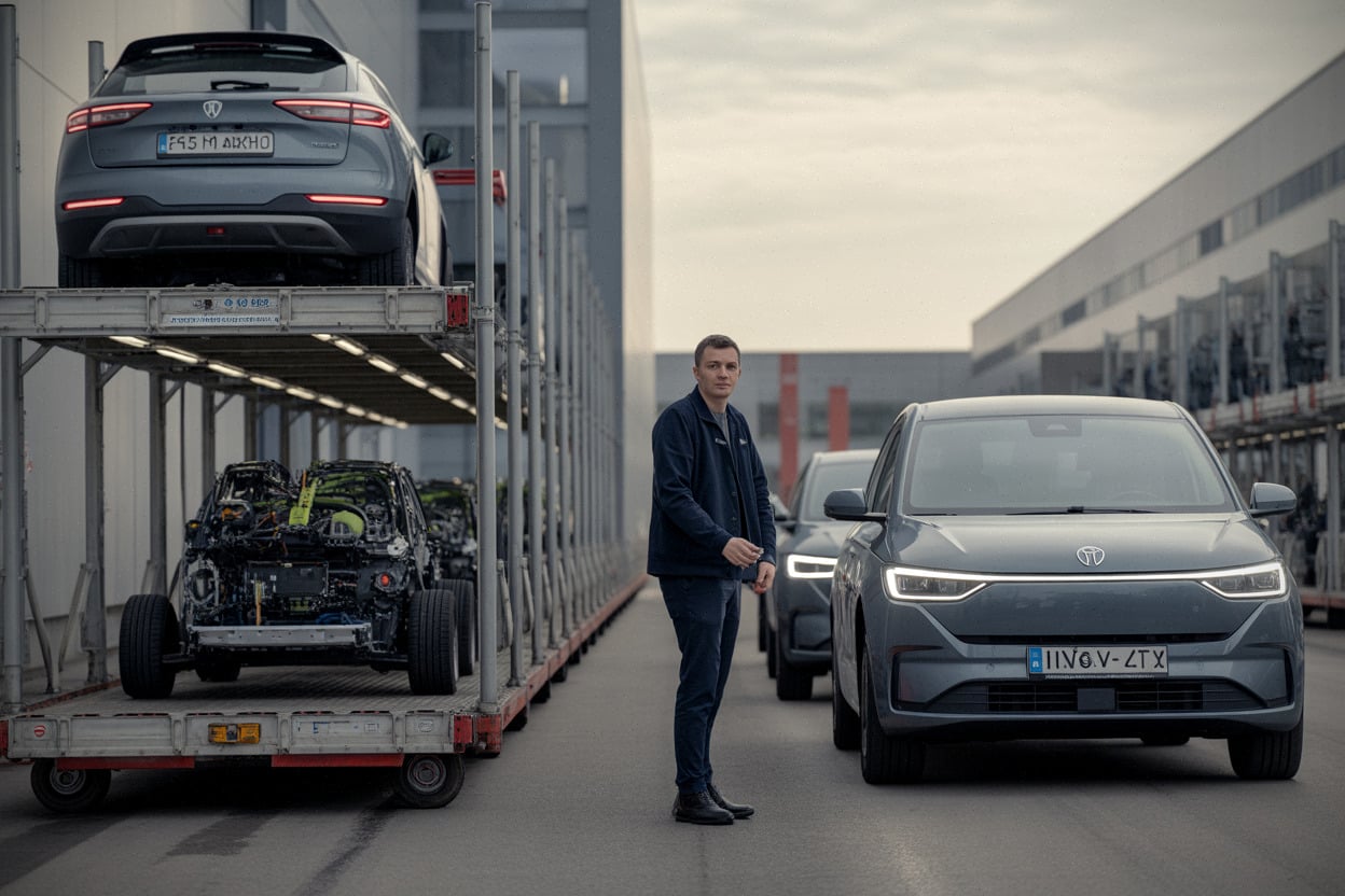 Usine automobile hongroise confrontée aux tensions du marché électrique